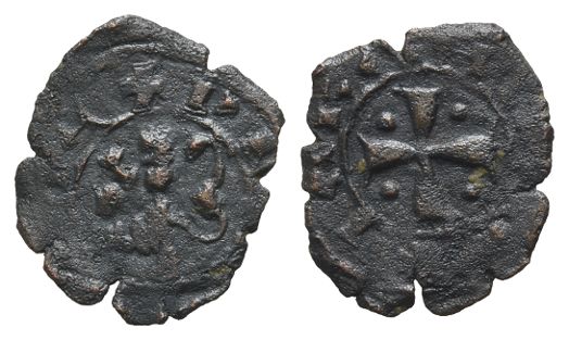 Crusaders. Lusignan Kingdom of Cyprus, Peter II(?) BI Denier.