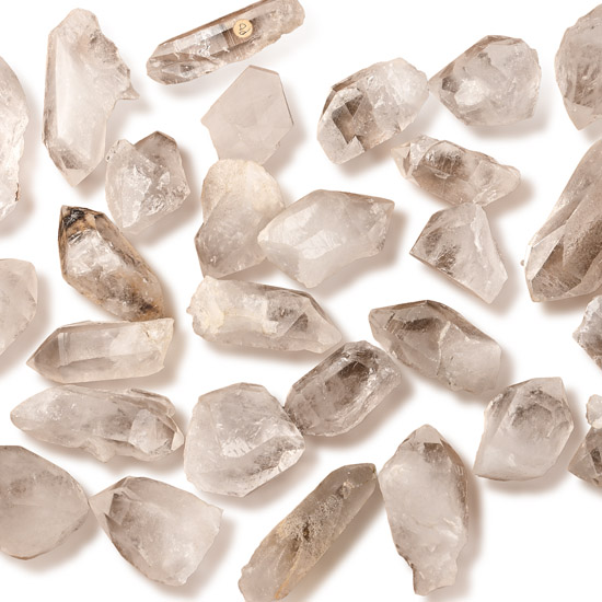 Group of Twenty Nine [29] Rock Crystal Point Display Specimens