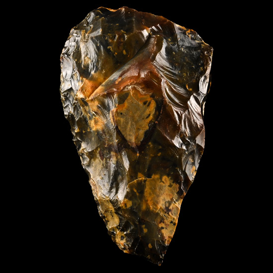 Stone Age Acheulean Knapped Flint Handaxe