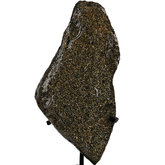 Historic Spartan Basalt Cut and Polished Dark Green Porphyry Slab