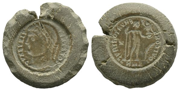 Roman Imperial, Constantine I Terracotta Forgers Casting Mould.