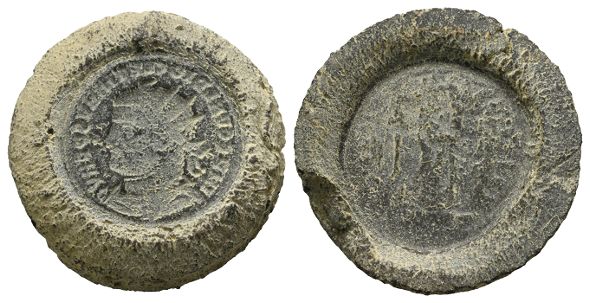 Roman Imperial, Diocletian Terracotta Forgers Casting Mould.