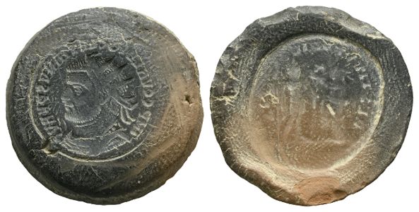 Roman Imperial, Diocletian Terracotta Forgers Casting Mould.