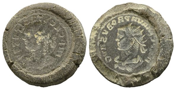Roman Imperial, Probus Terracotta Forgers Casting Mould.