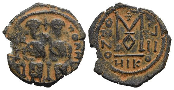 Umayyad Caliphate AE Follis.