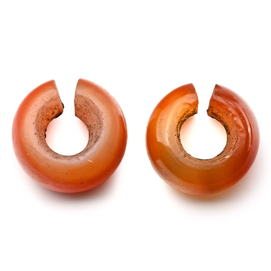 Egyptian Carnelian Hair Ring Group
