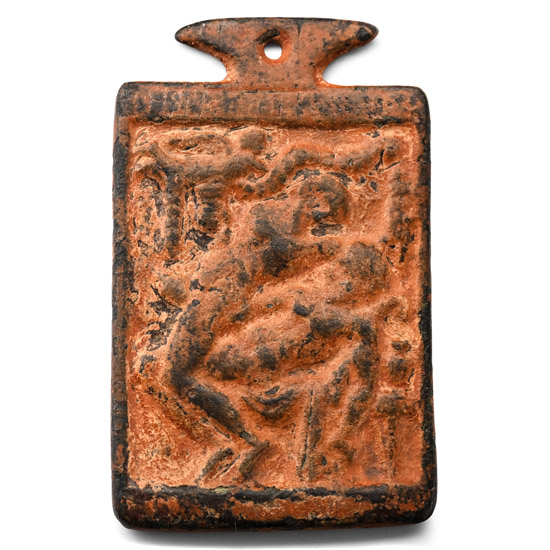 Roman Bronze Erotic Plaque