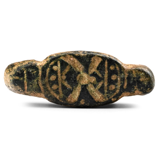 Phoenician Bronze Seal Pendant