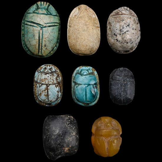 Egyptian Steatite and Other Scarab Collection