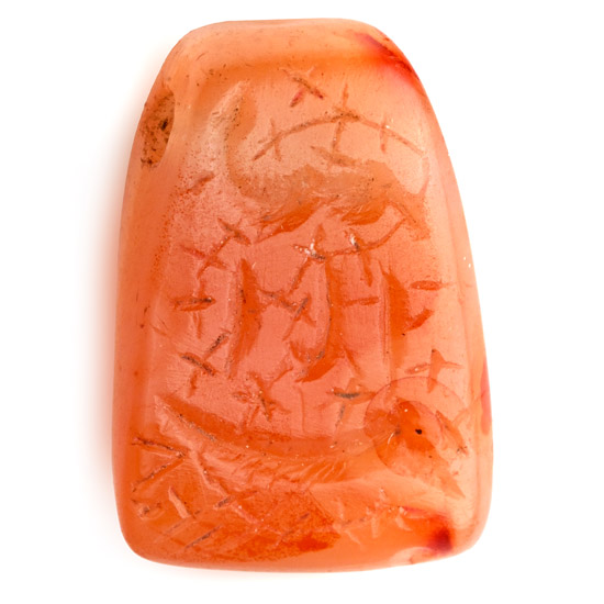 Western Asiatic Carnelian Amuletic Pendant