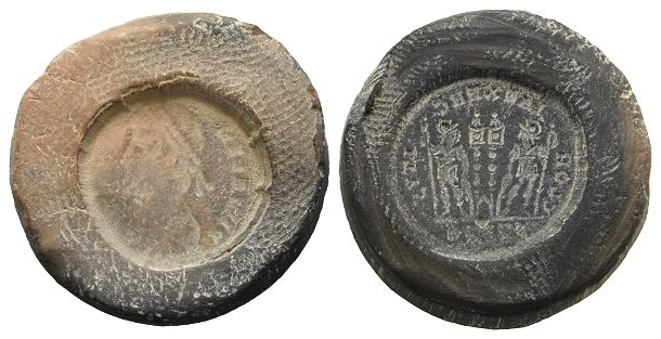 Roman Imperial, Constantine Terracotta Forgers Casting Mould.