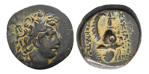 Seleukid Empire, Tryphon AE 17mm.