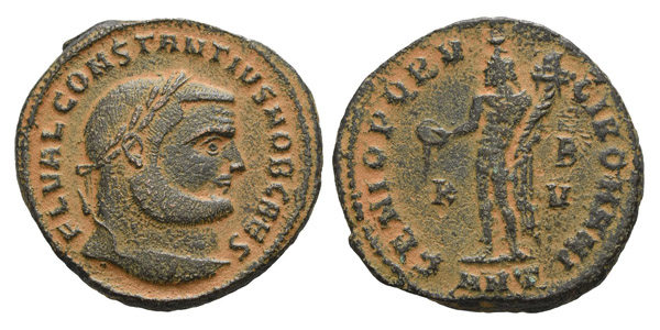 Constantius I, as Caesar BI Nummus.
