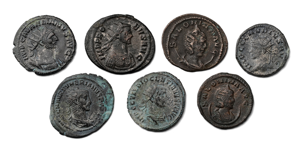 Group of Seven [7] AE Antoninianus.