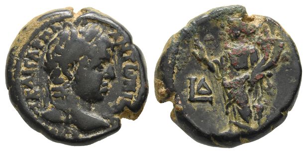 Elagabalus BI Tetradrachm of Alexandria, Egypt.