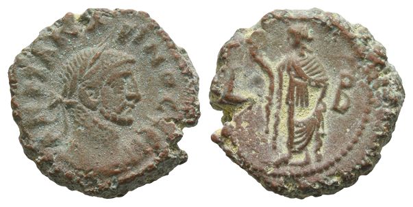 Carinus BI Tetradrachm of Alexandria, Egypt.