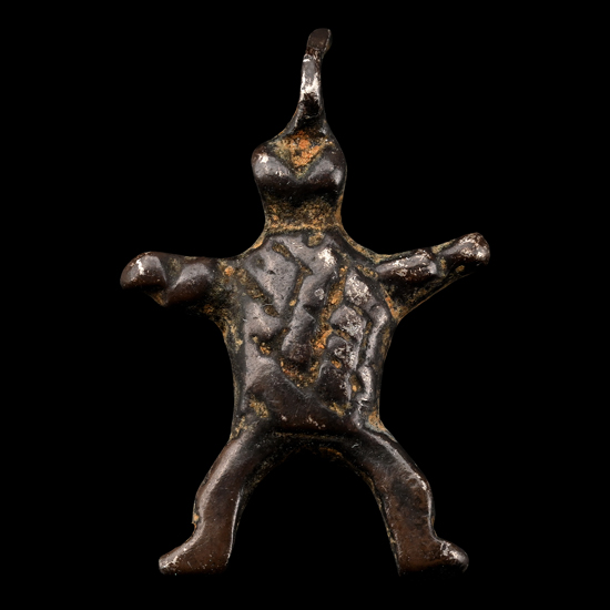 Western Asiatic Silver Amulet