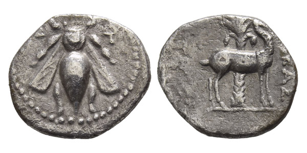 Ionia, Ephesos AR Drachm.