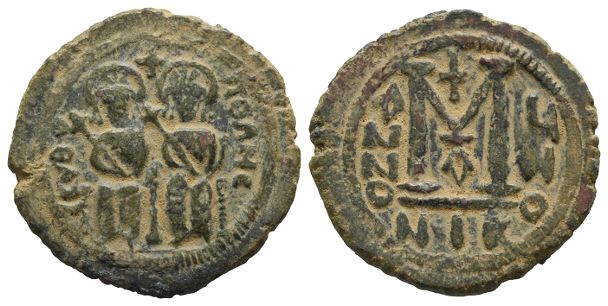 Umayyad Caliphate AE Follis.
