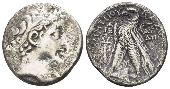 Seleukid Empire, Demetrios II Nikator AR Tetradrachm.