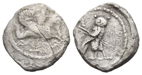 Phoenicia, Tyre. Ozmilk (Azemilkos) AR Shekel-Didrachm.