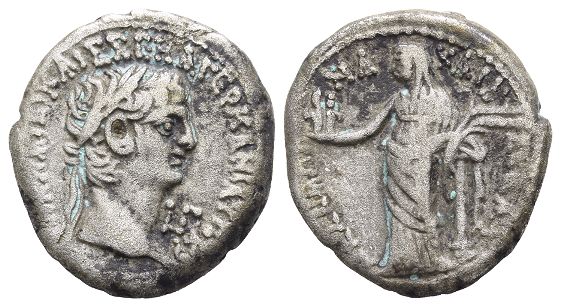 Claudius, with Messalina BI Tetradrachm.