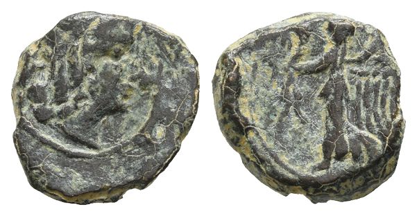 Nabataea, Aretas IV Lead Tessera or Token.