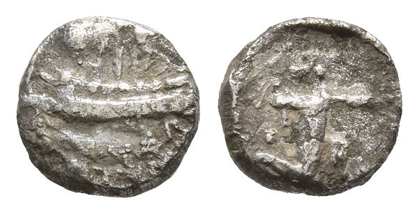 Phoenicia, Sidon. Uncertain king AR 1/16 Shekel.
