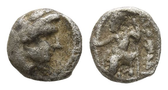 Kingdom of Macedon, Alexander III AR Obol.