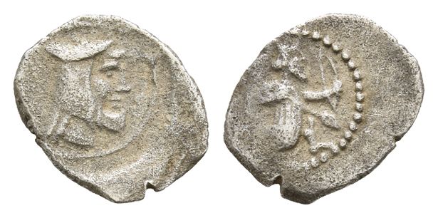 Persia, Achaemenid Empire. Time of Artaxerxes II to Darios III AR Obol(?)