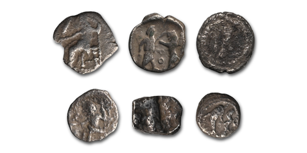 Group of Six [6] AR Greek Fractions.