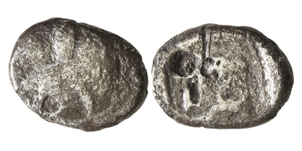 Troas, Assos AR Drachm.