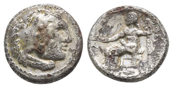 Kingdom of Macedon, Philip III Arrhidaios AR Drachm.