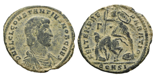 Constantius Gallus, as Caesar, BI Centenionalis.