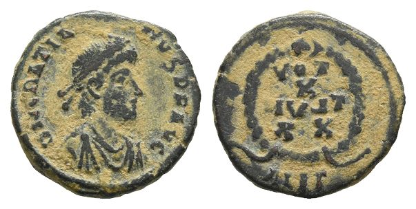 Gratian AE Nummus.
