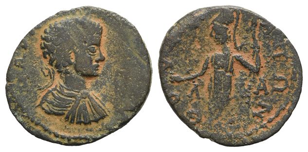 Caracalla AE Assarion of Thuria, Messenia.