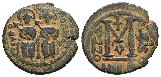 Umayyad Caliphate AE Follis.