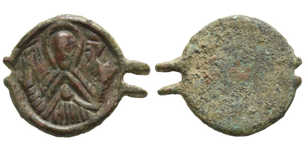 Byzantine AE Amulet.