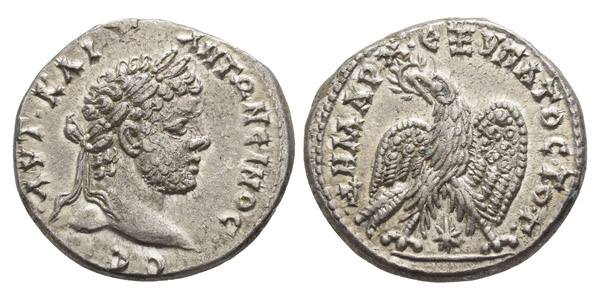 Caracalla BI Tetradrachm of Laodicea ad Mare, Seleucis and Pieria.