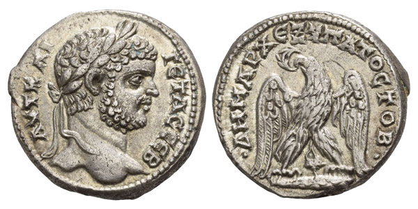 Geta BI Tetradrachm of Tyre, Phoenicia.