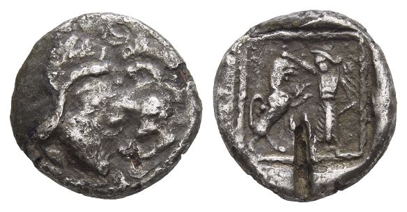 Middle or Southern Levantine Uncertain AR Drachm.