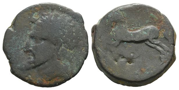 Kings of Numidia, Massinissa or Micipsa AE Unit.