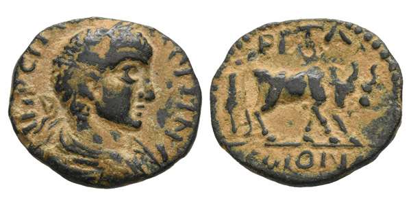 Elagabalus AE 20mm of Petra, Decapolis.