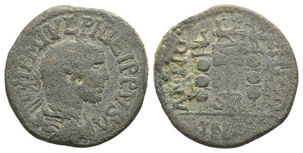 Philip I AE 25mm of Antioch, Pisidia.