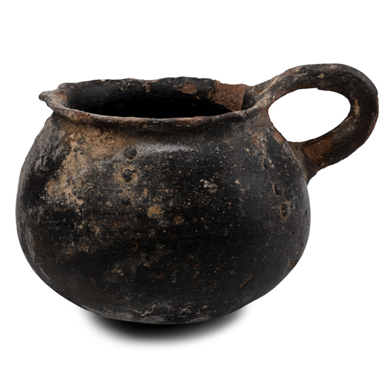 Iron Age Raised Dot Decorated Pottery Jug