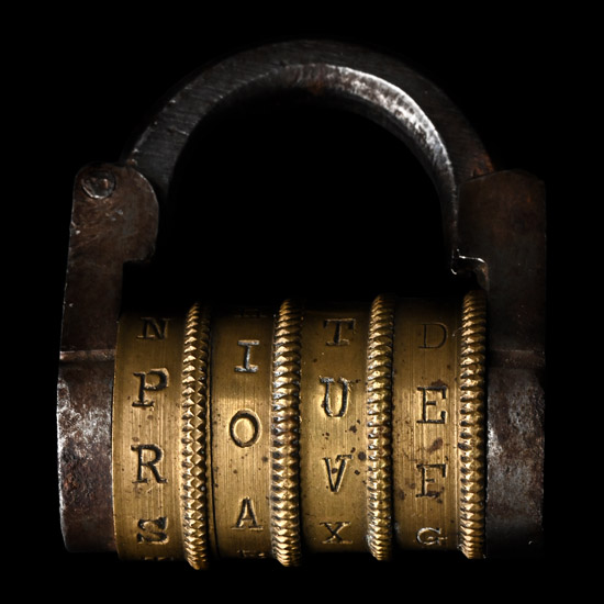 Post Medieval Combination Iron and Brass Wheel Lock