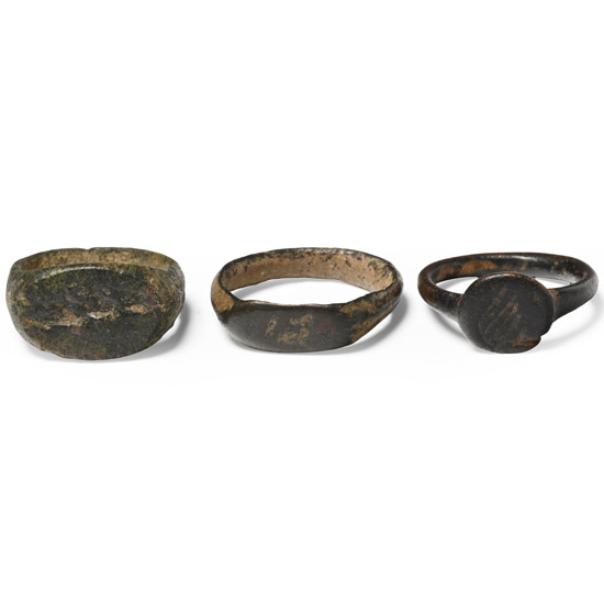 Roman Bronze Childs Ring Collection