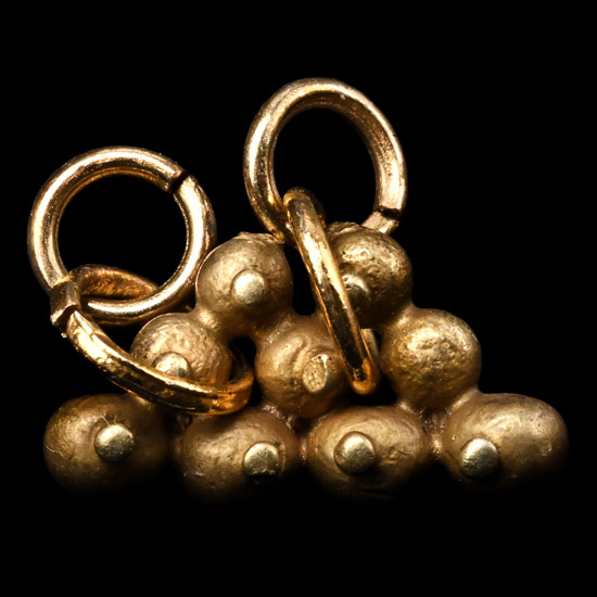 Western Asiatic Gold Pyramid Pendant