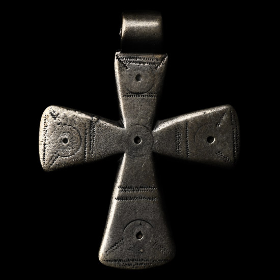 Medieval Silver Cross Pendant