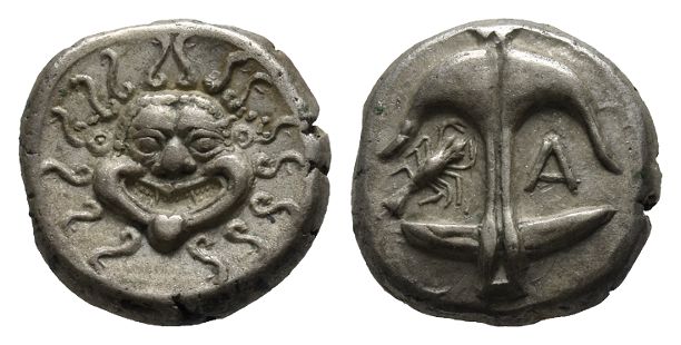 Thrace. Apollonia Pontika AR Drachm.